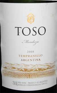 Toso, Тосо Темпранильо